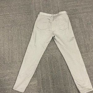 Banana Republic The Traveler Athletic Taper Fit Gray Pants Mens 34 X 32